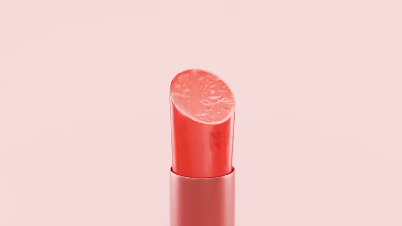 Màn hình Blender trong video hướng dẫn — Lipstick animation 2023 — 331k views.